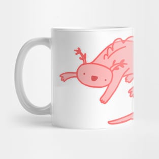 Pink Axolotl Mug